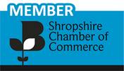 Proud member of the Shropshire Chamber of Commerce